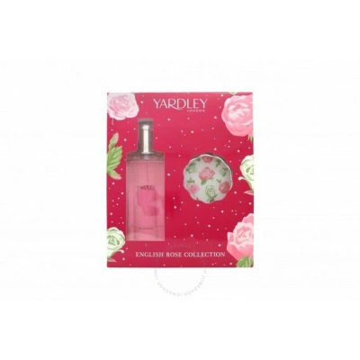 Yardley Of London Ladies Rose 4.2 oz Gift Set Fragrances 5056179300958 In White
