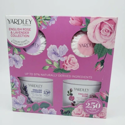 Yardley Of London Ladies Soap And Talc Gift Set Fragrances 5056179301924 In Rose
