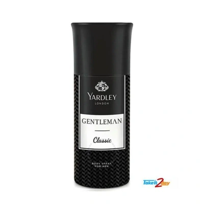 Yardley Of London Men's Gentleman Classic Body Spray 5.07 oz Fragrances 4035773149904 In White