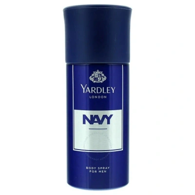 Yardley Of London Men's Navy Deodorant Spray 5 oz Fragrances 6297000442044
