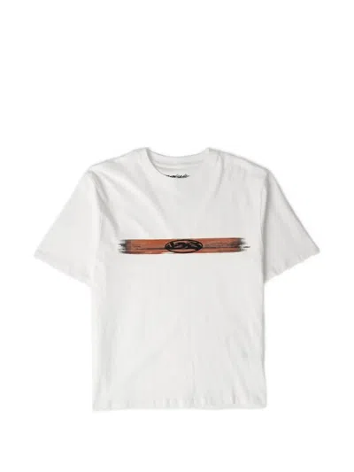 Yardsale Cool Waters Logo-print T-shirt In White