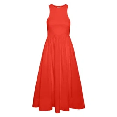 Y.a.s. Almiri Sleeveless Midi Dress Grenadine In Red