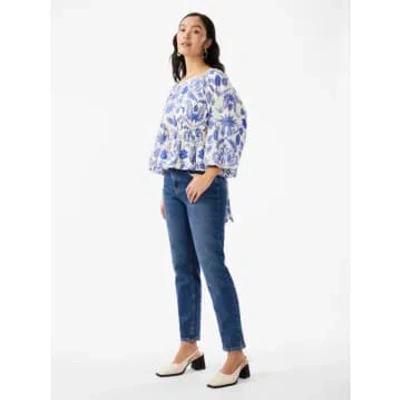 Y.a.s. Billie Blouse In Blue