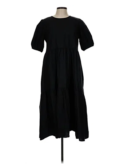 Pre-owned Y.a.s. Casual Dress In Black