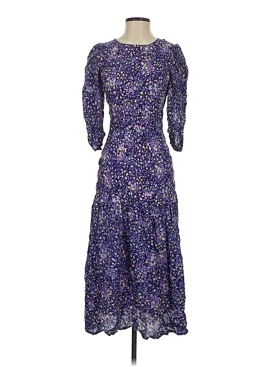 Pre-owned Y.a.s. Casual Dress In Purple