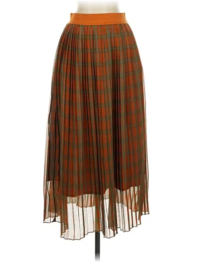Pre-owned Y.a.s. Casual Skirt In Orange