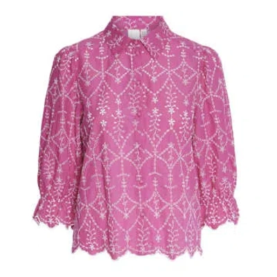 Y.a.s. Malura Shirt Raspberry Rose In Pink