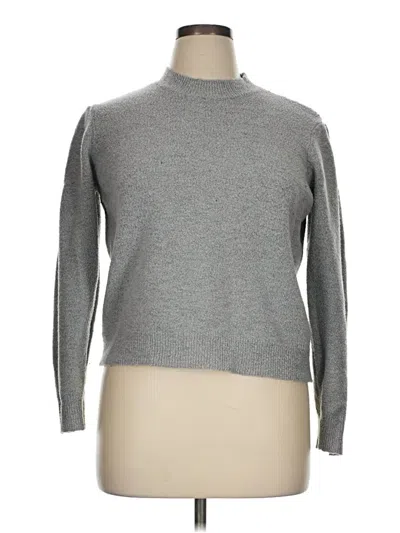 Pre-owned Y.a.s. Turtleneck Sweater In Gray