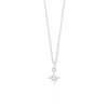 Yasmin Everley Jewellery Women's Silver Small Compass Star Necklace