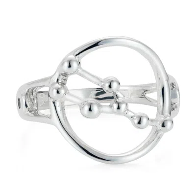 Yasmin Everley Jewellery Women's Silver Taurus Astrology Ring