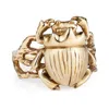 Yasmin Everley Jewellery Women's Solid Gold Little Scarab Ring