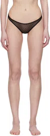 Yasmine Eslami Black Joanne Mini Briefs In Black