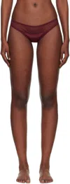 Yasmine Eslami Burgundy Serena Thong