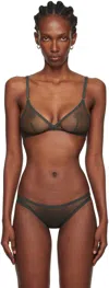 Yasmine Eslami Khaki Jeanne Soft Bra
