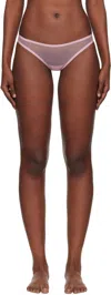 Yasmine Eslami Pink Jeanne Briefs In Purple