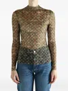 Yassmin Saleh La Reverie Tattoo T-shirt In Brown