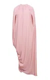 Yassmin Saleh Resonance Silk Gown In Pink