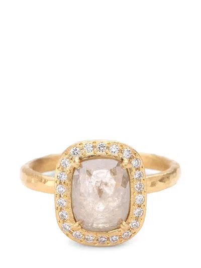 Yasuko Azuma 18kt Yellow Gold Darling Diamond Ring