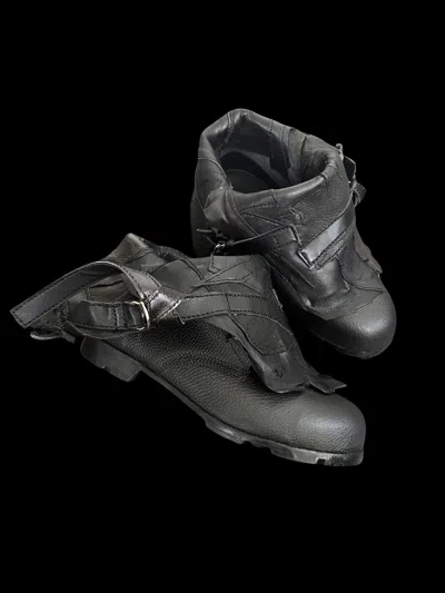 Pre-owned Yasuyuki Ishii Foldable Boots In Black