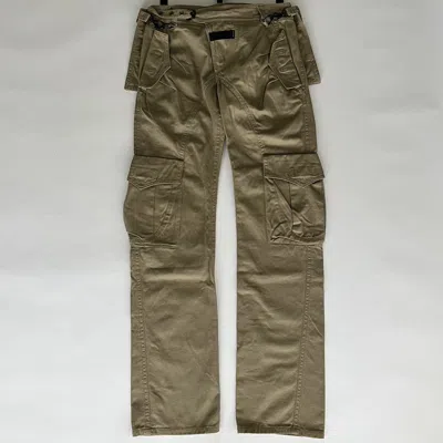 Pre-owned Yasuyuki Ishii Grenade Pocket Cargo Pants In Brown