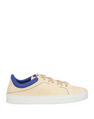 Yatay Man Sneakers Cream Size 5 Textile Fibers In White