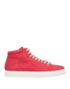 Yatay Man Sneakers Red Size 8 Textile Fibers
