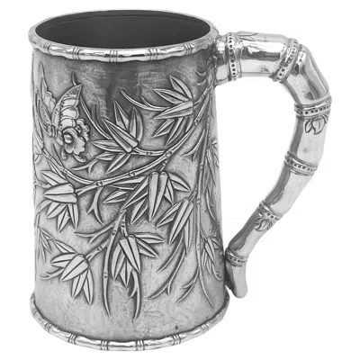 Pre-owned Yatshing Chinese Export Silver Mug