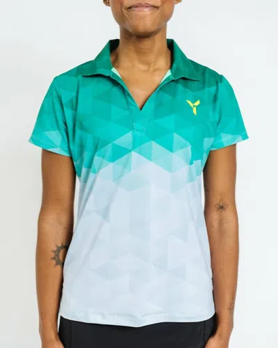 Yatta Golf Augusta Fade Polo In Green