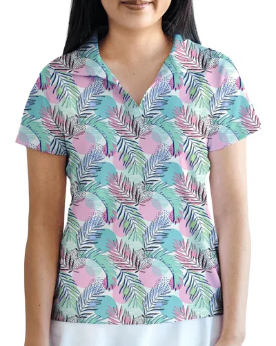 Yatta Golf Palmer Sunday Golf Polo. Women's. Limited Edition. In Blue