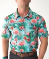 Yatta Golf Pau Hana Golf Polo Shirt In Multi
