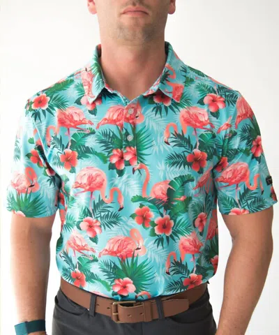 Yatta Golf Pau Hana Golf Polo Shirt In Multi