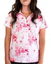 YATTA GOLF WOMEN'S GOLF POLO IN SAKURA TIE DYE