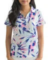 Yatta Golf Women's Golf Polo In Tropical Twilight In Multi