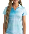 Yatta Golf Women's Golf Polo In Vintage Blue In Blue
