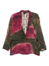 Yavi Blazer Mit Muster In Green