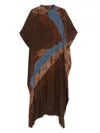 Yavi Abstract-pattern Midi Dress