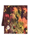 Yavi Abstract-print Silk Scarf In Green