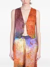 Yavi Abstract-print Vest