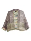 Yavi Karierte Bomberjacke In Brown