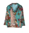 Yavi Multicolor Jacket In Blue