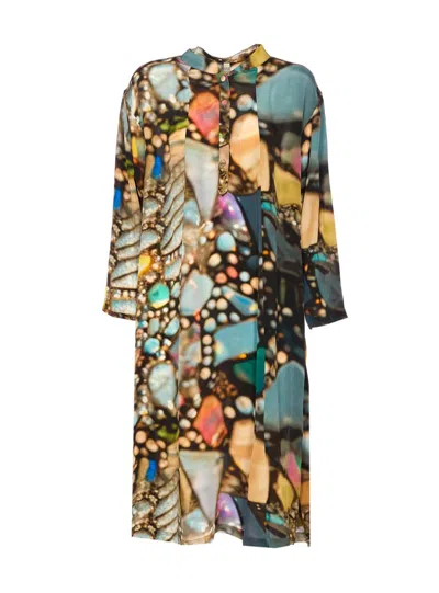 Yavi Dresses In Multicolour