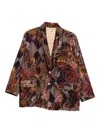Yavi Floral-print Blazer In Multi