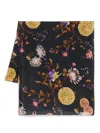 Yavi Floral-print Silk Scarf In Blue