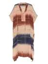 Yavi Geometric-print Maxi Dress
