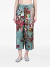 Yavi Graphic-print Trousers