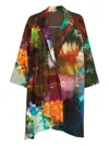 Yavi Printed Coat In Multi