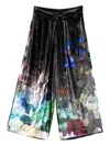 Yavi Printed Drawstring Trousers In Multi