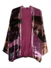 Yavi Velvet Jacket In Pink