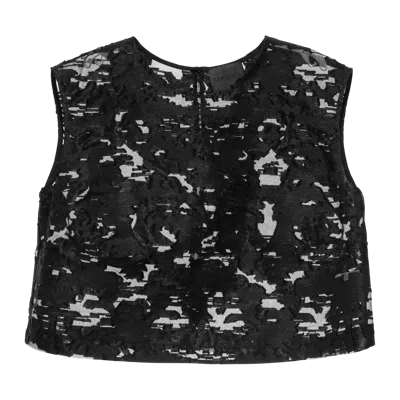 Yavorska Decorative Top In Black