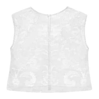 Yavorska Decorative Top In White